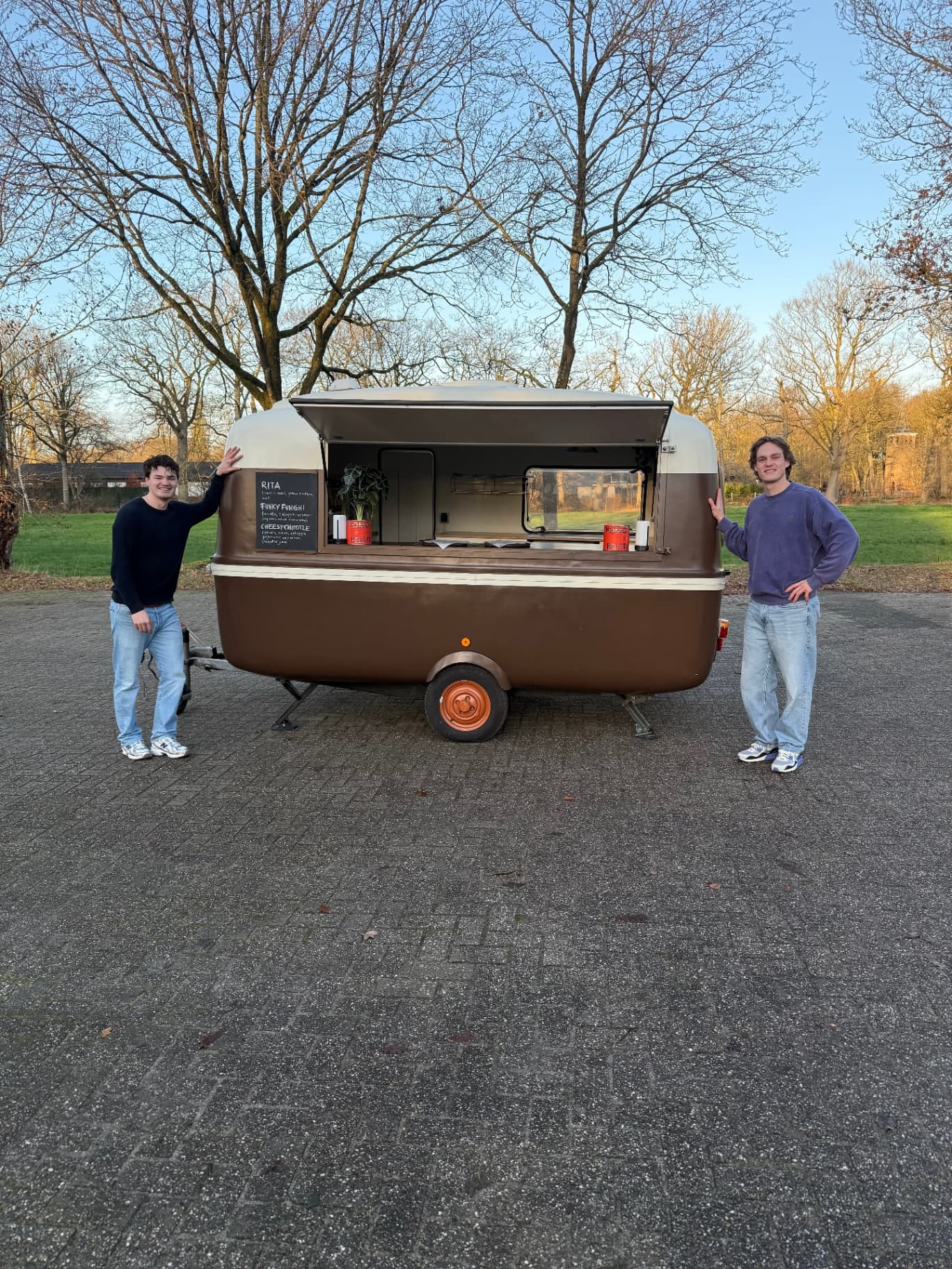 Tom en Rens van Rolling Pizza